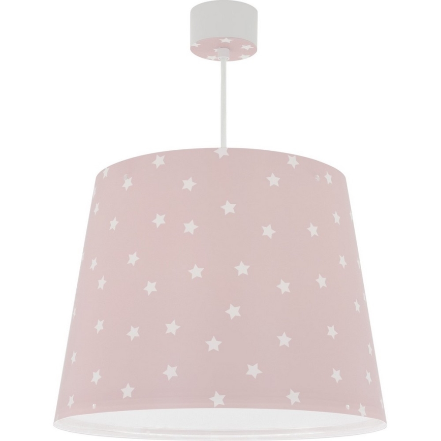 Dalber 82212S - Bērnu lustra STAR LIGHT 1xE27/60W/230V rozā