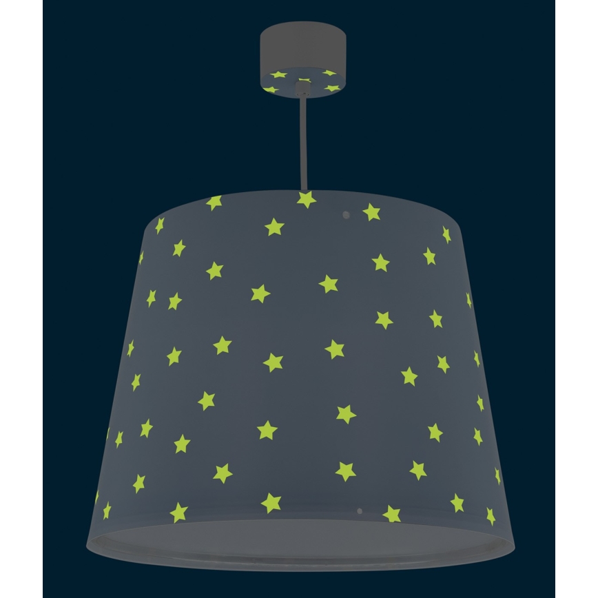 Dalber 82212T - Bērnu lustra STAR LIGHT 1xE27/60W/230V zila