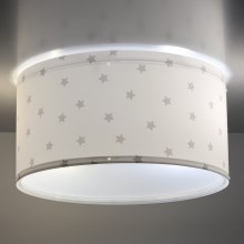 Dalber 82216B - Bērnu griestu lampa STAR LIGHT 2xE27/60W/230V balta