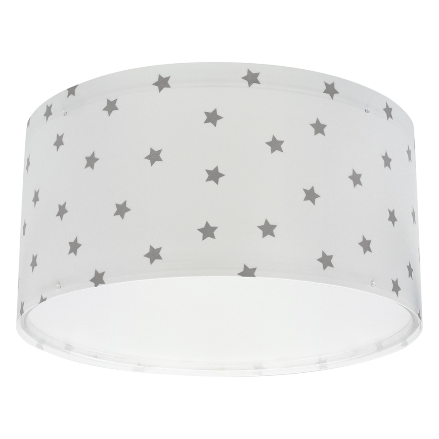 Dalber 82216B - Bērnu griestu lampa STAR LIGHT 2xE27/60W/230V balta