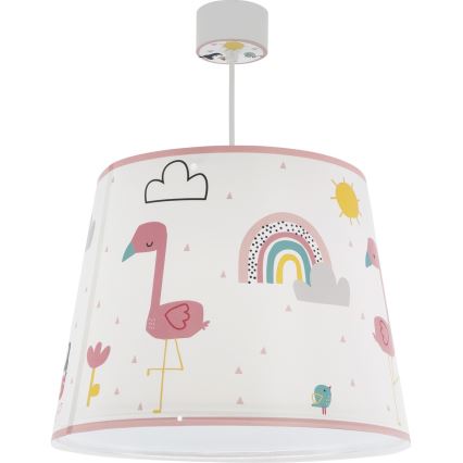 Dalber 82462 - Bērnu lustra FLAMINGO 1xE27/15W/230V