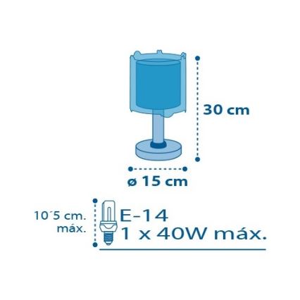 Dalber D-41341 - Bērnu lampa PLANETS 1xE14/40W/230V