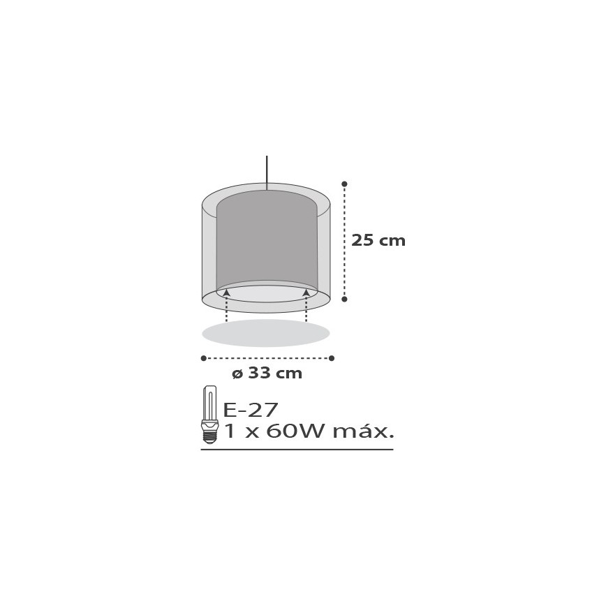 Dalber D-41412E - Bērnu lustra CLOUDS 1xE27/60W/230V