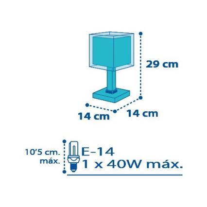 Dalber D-43421 - Bērnu lampa PETIT MARIN 1xE14/40W/230V