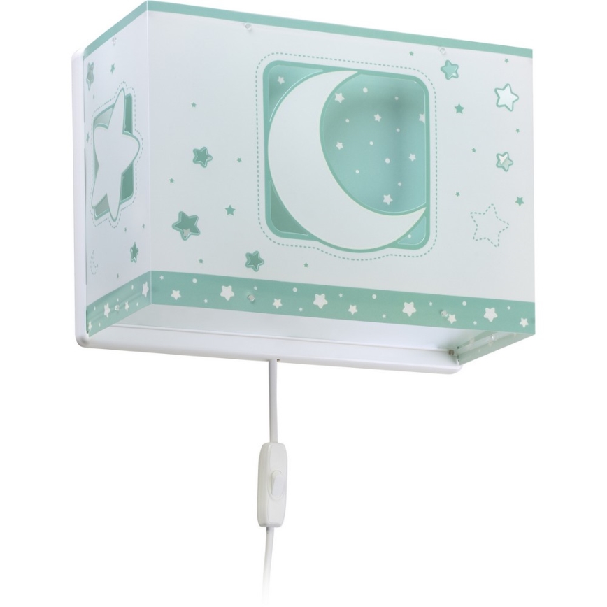 Dalber D-63238H - Bērnu sienas gaismeklis MOONLIGHT 1xE27/60W/230V