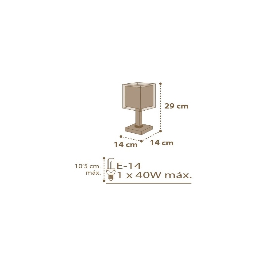 Dalber D-63391 - Bērnu lampa GOOD NIGHT 1xE14/40W/230V