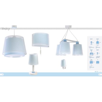 Dalber D-80221T - Bērnu lampa VICHY 1xE14/40W/230V