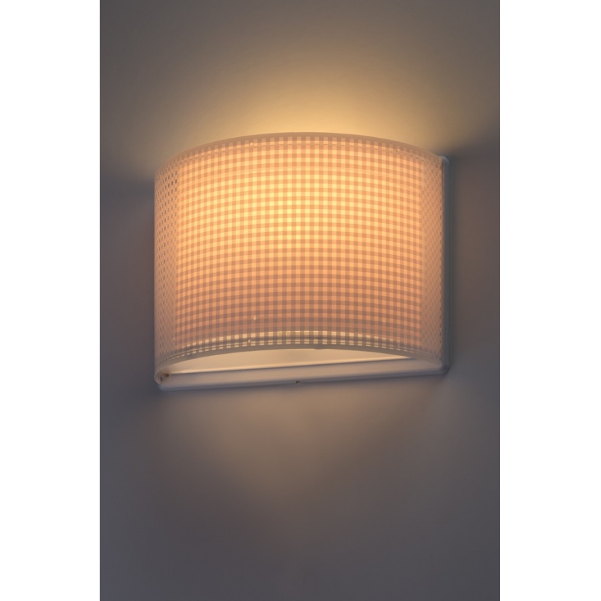 Dalber D-80228S - Bērnu sienas gaismeklis VICHY 1xE27/60W/230V