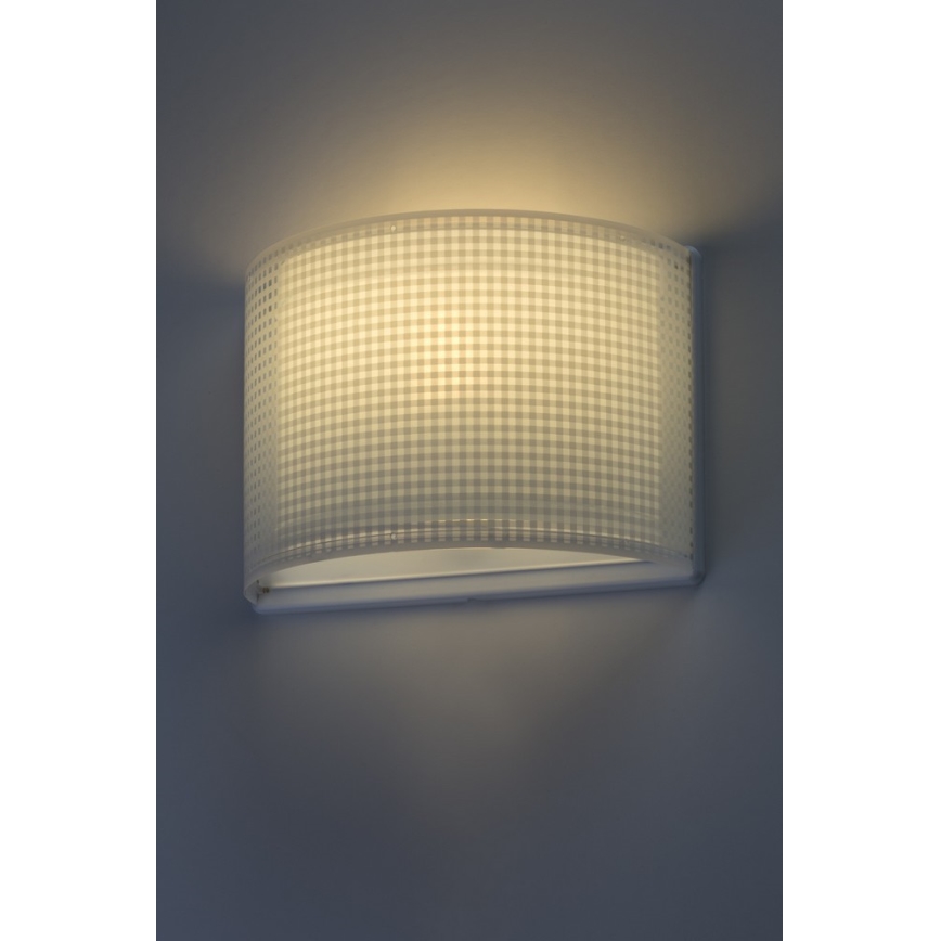 Dalber D-80228T - Bērnu sienas gaismeklis VICHY 1xE27/60W/230V