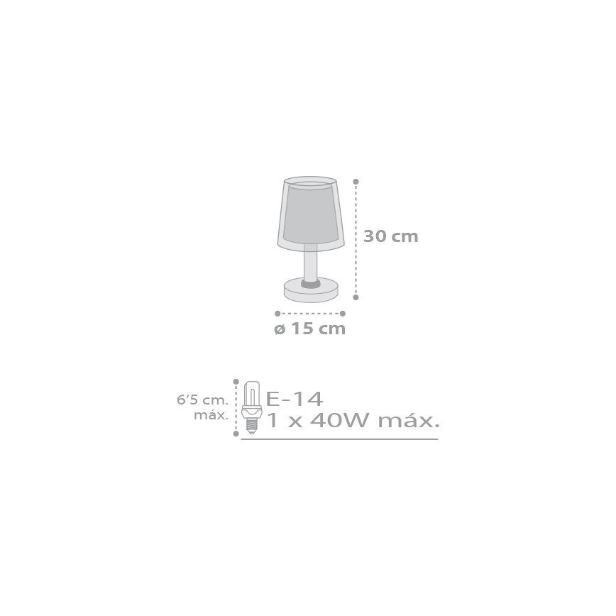 Dalber D-81211E - Bērnu lampa STARS 1xE14/40W/230V