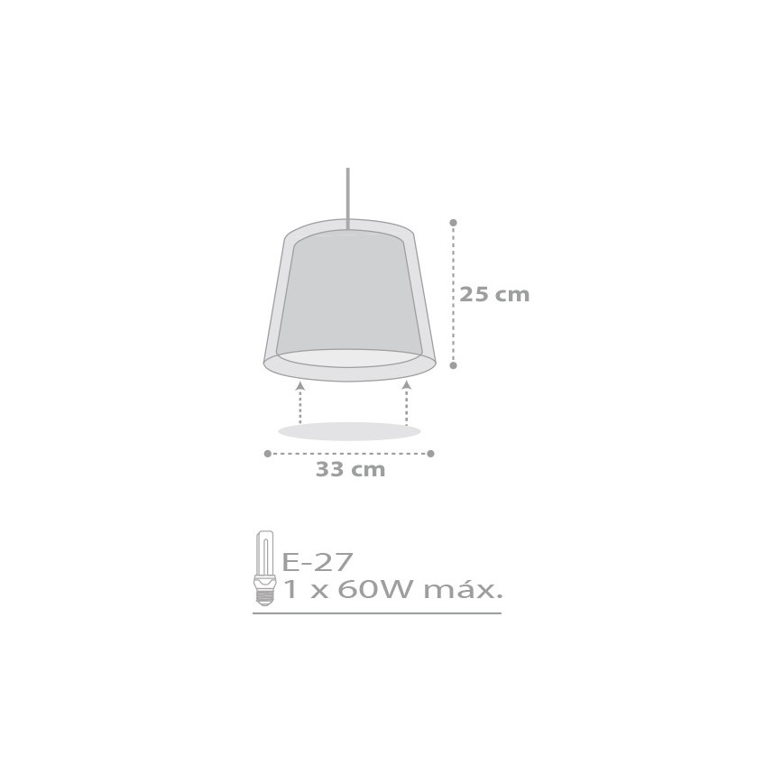 Dalber D-81212L - Bērnu lustra uz auklas STARS 1xE27/60W/230V