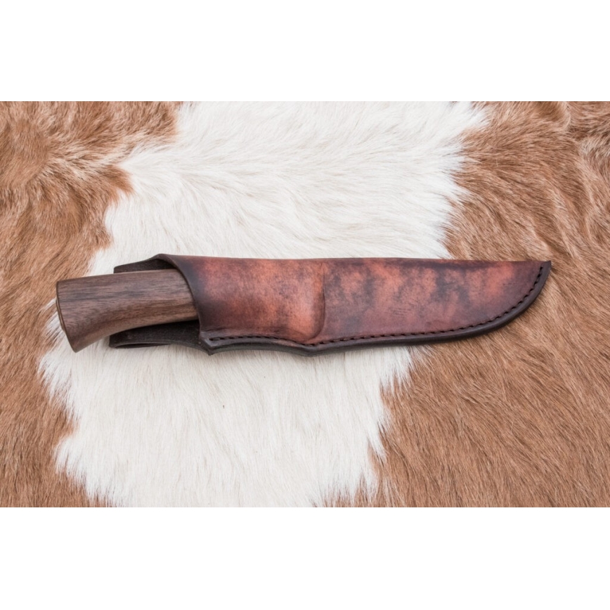 Damaskas medību nazis 11,8 cm rieksts/brieža rags