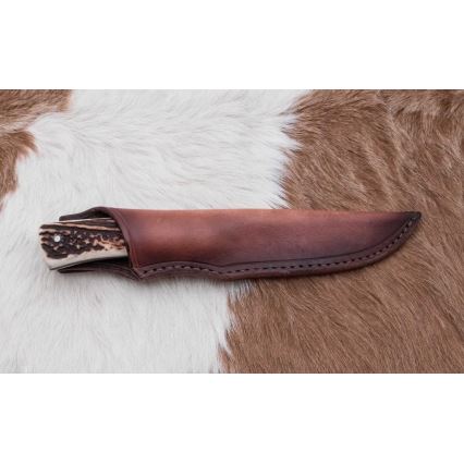 Damaskas medību nazis 11 cm brieža rags