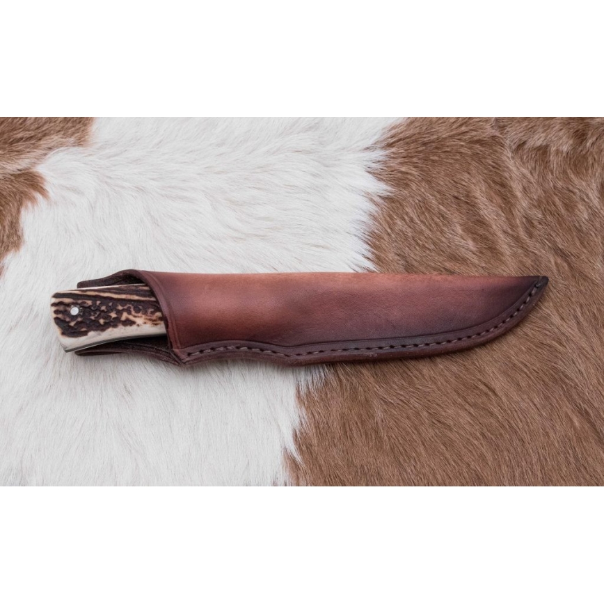 Damaskas medību nazis 11 cm brieža rags