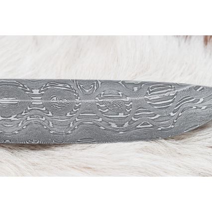 Damaskas medību nazis 13 cm papele/ebenkoks