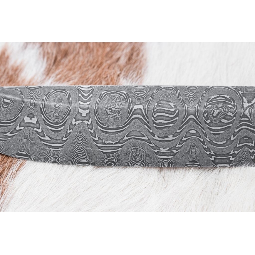 Damaskas medību nazis 14,5 cm alksnis/serpentinīts