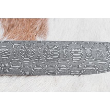 Damaskas medību nazis 14,5 cm alksnis/serpentinīts