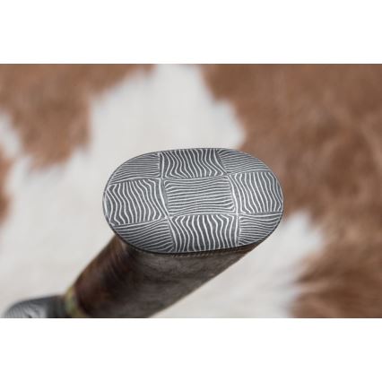 Damaskas medību nazis 14,5 cm alksnis/serpentinīts