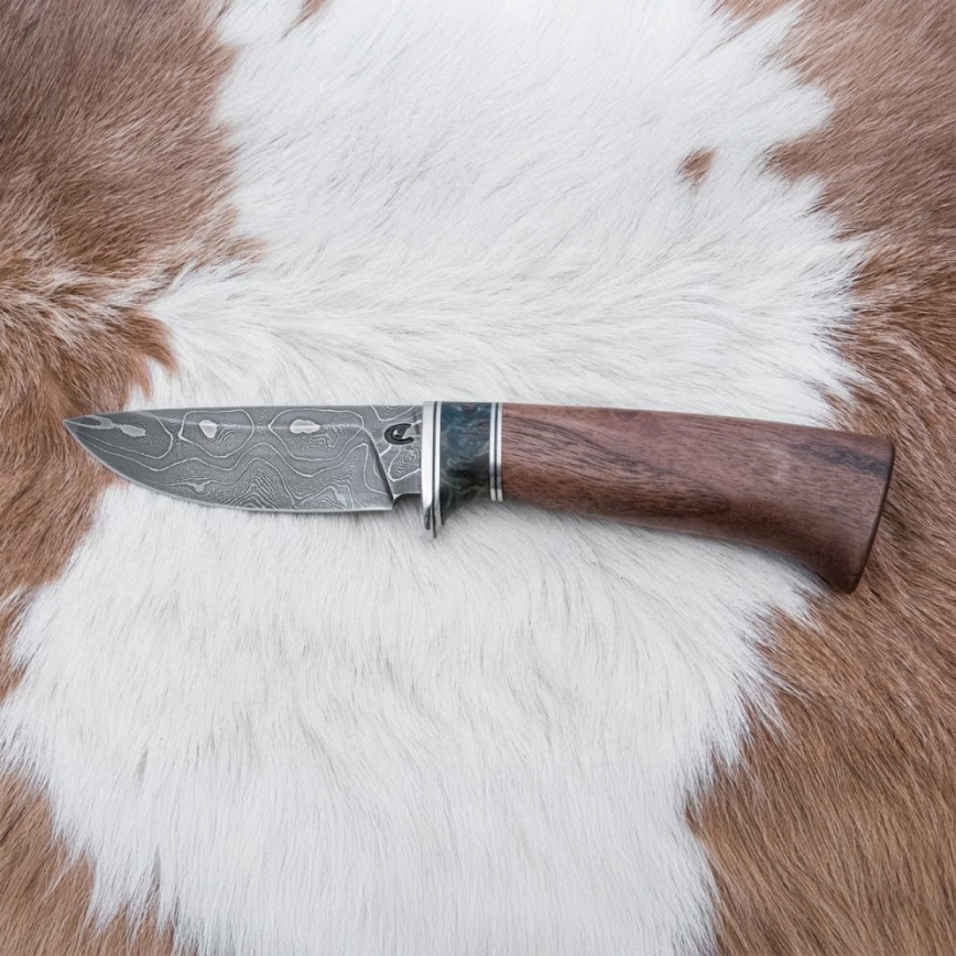 Damaskas medību nazis 9,7 cm rieksts/kļava