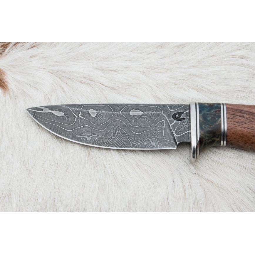 Damaskas medību nazis 9,7 cm rieksts/kļava
