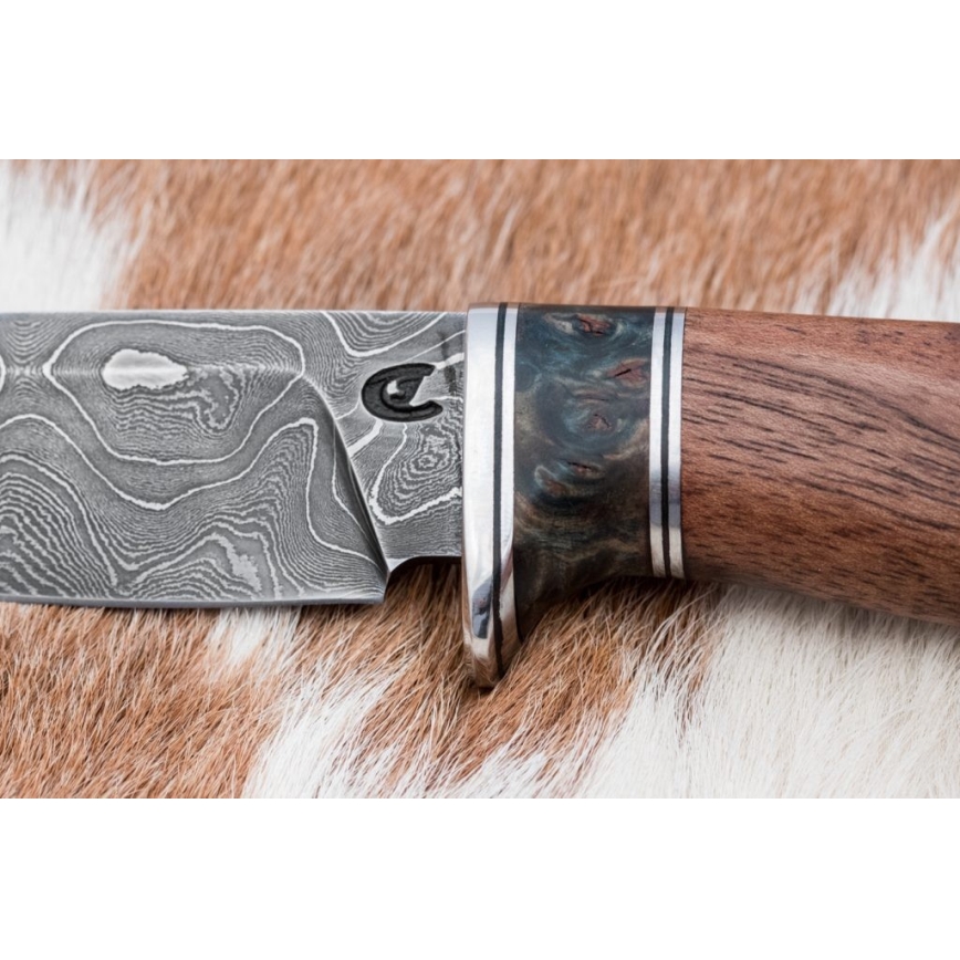 Damaskas medību nazis 9,7 cm rieksts/kļava