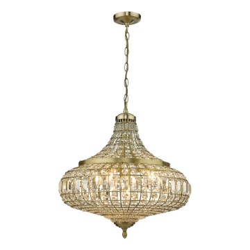 Där Lighting ASM0675 - Lustra ar ķēdi ASMARA 6xE14/40W/230V misiņš