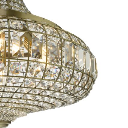 Där Lighting ASM0675 - Lustra ar ķēdi ASMARA 6xE14/40W/230V misiņš