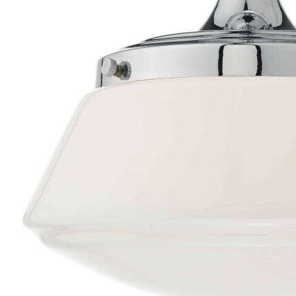 Där Lighting CAD0150 - Vannasistabas griestu lampa CADEN 1xE27/60W/230V IP44 pulēts hroms