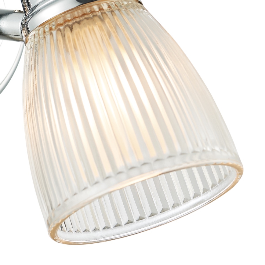 Där Lighting CED0738 - Vannas istabas sienas lampa CEDRIC 1xG9/25W/230V IP44 pulēts hroms