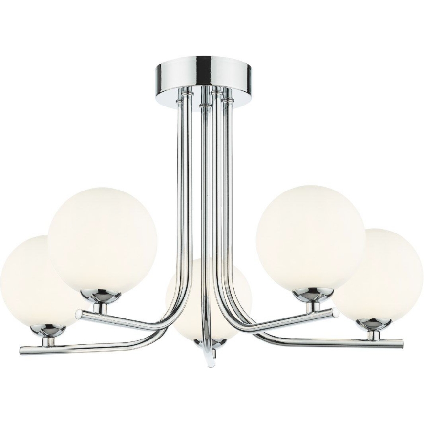 Där Lighting CRA5450-02 - Lustra uz stieņa CRADLE 5xG9/25W/230V spīdīgs hroms