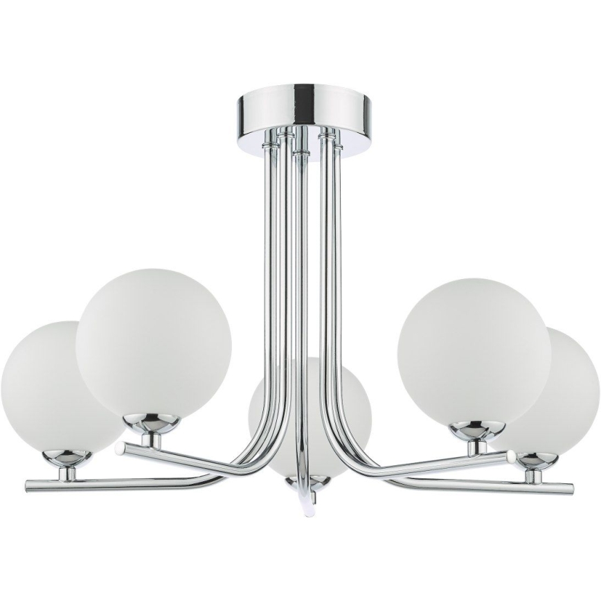 Där Lighting CRA5450-02 - Lustra uz stieņa CRADLE 5xG9/25W/230V spīdīgs hroms