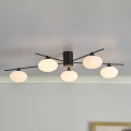 Där Lighting JAS5422 - Virsmontēta griestu lustra JASPER 5xG9/25W/230V melna