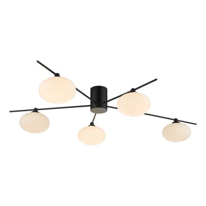 Där Lighting JAS5422 - Virsmontēta griestu lustra JASPER 5xG9/25W/230V melna