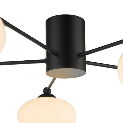 Där Lighting JAS5422 - Virsmontēta griestu lustra JASPER 5xG9/25W/230V melna