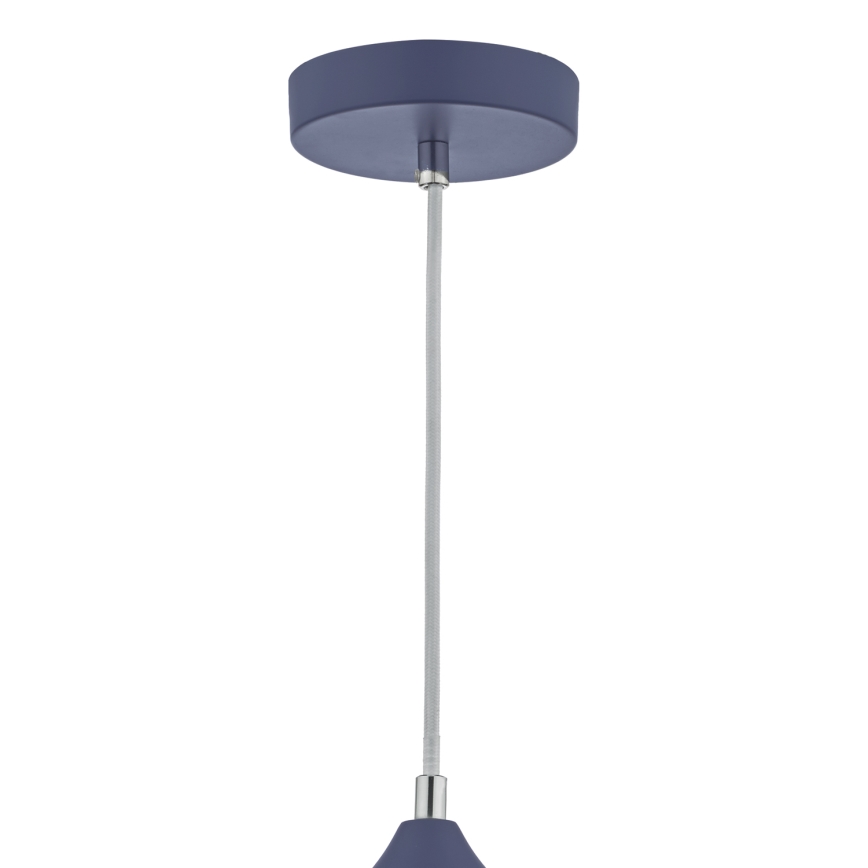 Där Lighting KAE0123 - Pakaramā lampa KAELAN ar vadu, 1xE27/60W/230V, zila