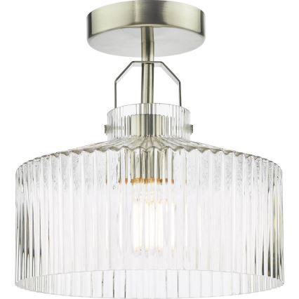 Där Lighting LEN4846 - Griestu lustra LENKA, piestiprināma, 1xE27/60W/230V, matēts hroms