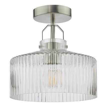 Där Lighting LEN4846 - Griestu lustra LENKA, piestiprināma, 1xE27/60W/230V, matēts hroms
