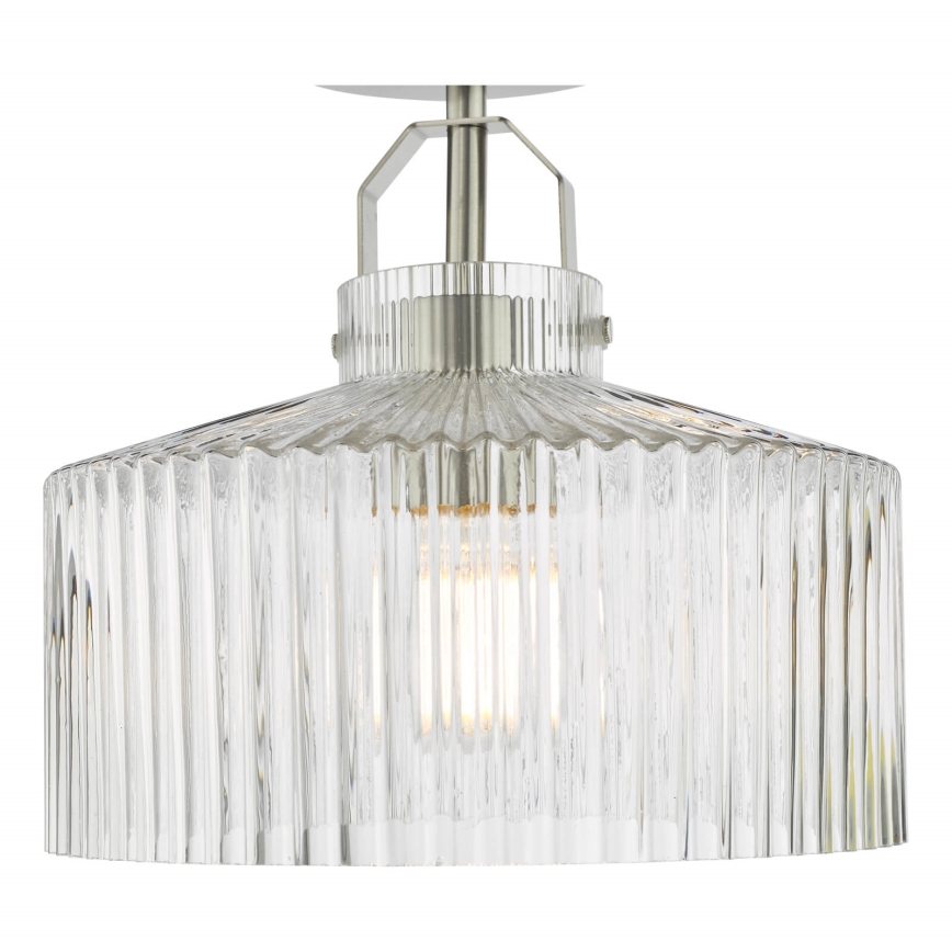 Där Lighting LEN4846 - Griestu lustra LENKA, piestiprināma, 1xE27/60W/230V, matēts hroms