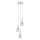 Där Lighting LYA0350 - Piekaramā lustra uz vada LYALL 3xG9/40W/230V spīdīgs hroms