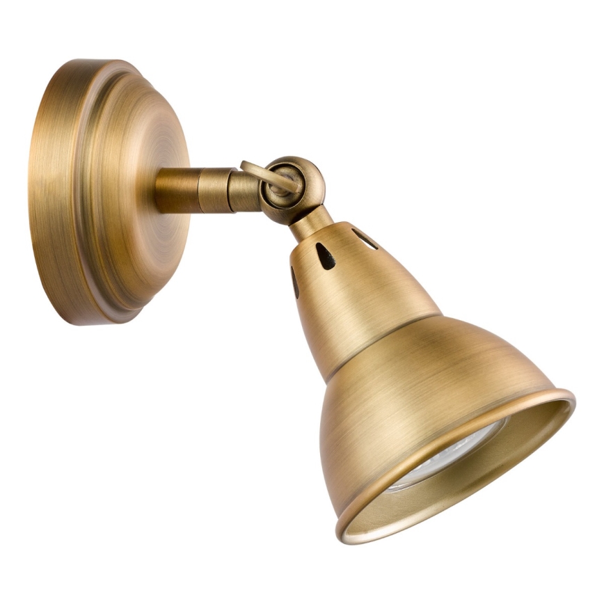 Där Lighting NAT0742 - sienas punktveida gaismeklis NATHANIEL 1xGU10/11W/230V misiņš