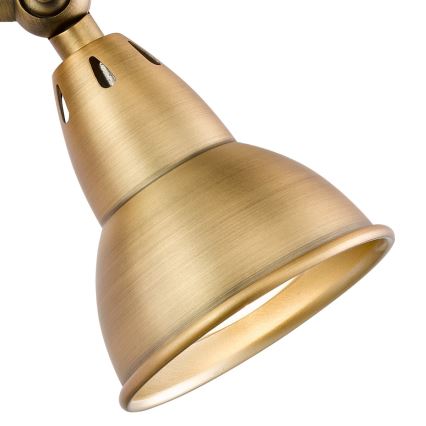 Där Lighting NAT0742 - sienas punktveida gaismeklis NATHANIEL 1xGU10/11W/230V misiņš