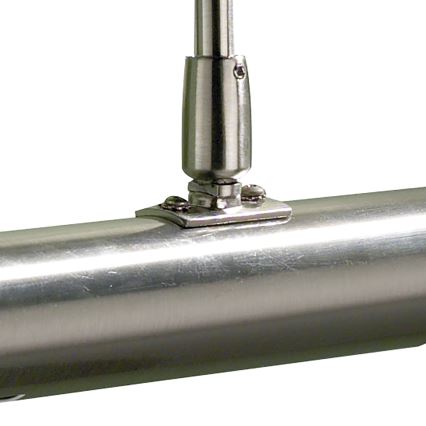 Där Lighting ONE6746 - Gleznu lampa ONEDIN 2xE14/25W/230V spīdīgs hroms