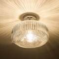 Där Lighting RIV5208 - Vannas istabas virsmas montējamā griestu lampa RIVA 1xE27/60W/230V IP44 spīdīgs hroms