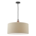 Där Lighting RON6529 - Karājoša griestu lampa uz kabeļa RONDA 1xE27/60W/230V bēša