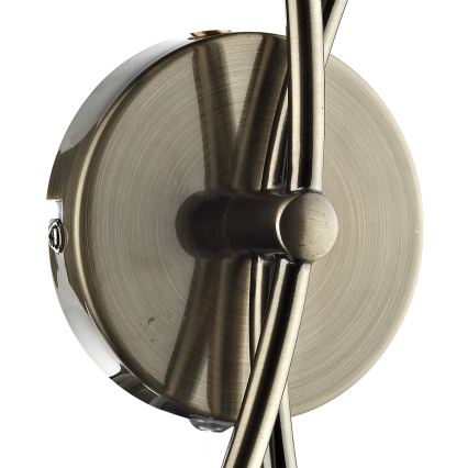 Där Lighting SEA0975 - Sienas gaismeklis SEATTLE 2xG9/40W/230V misiņš