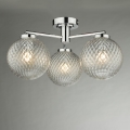 Där Lighting WAY5350 - Vannas istabas uzliekamā griestu lampa WAYNE 3xG9/3W/230V IP44 glancēts hroms