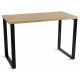 Darba galds BLAT 120x60 cm melns/brūns