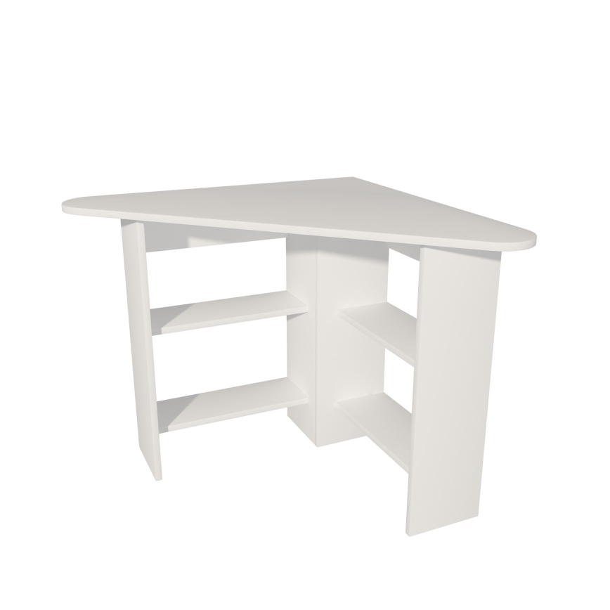 Darba galds CORNER 73,8x80 cm balta