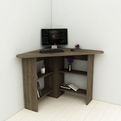 Darba galds CORNER 73,8x80 cm brūna
