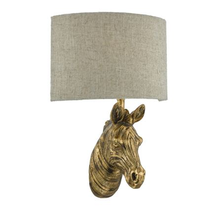 Där Lighting ABB0735 - Sienas lampa ABBY 1xE14/40W/230V lina/zelta